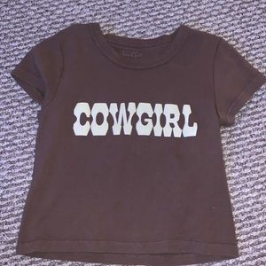 John halt cowgirl tee